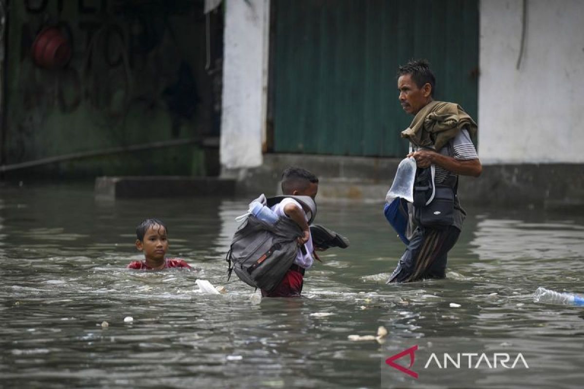 Tiga RT di Pluit terendam banjir rob hingga 50 cm