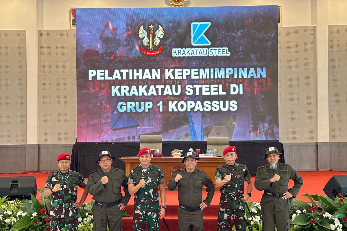 Bentuk Kepemimpinan Tangguh, Krakatau Steel Laksanakan Pelatihan Bersama Kopassus