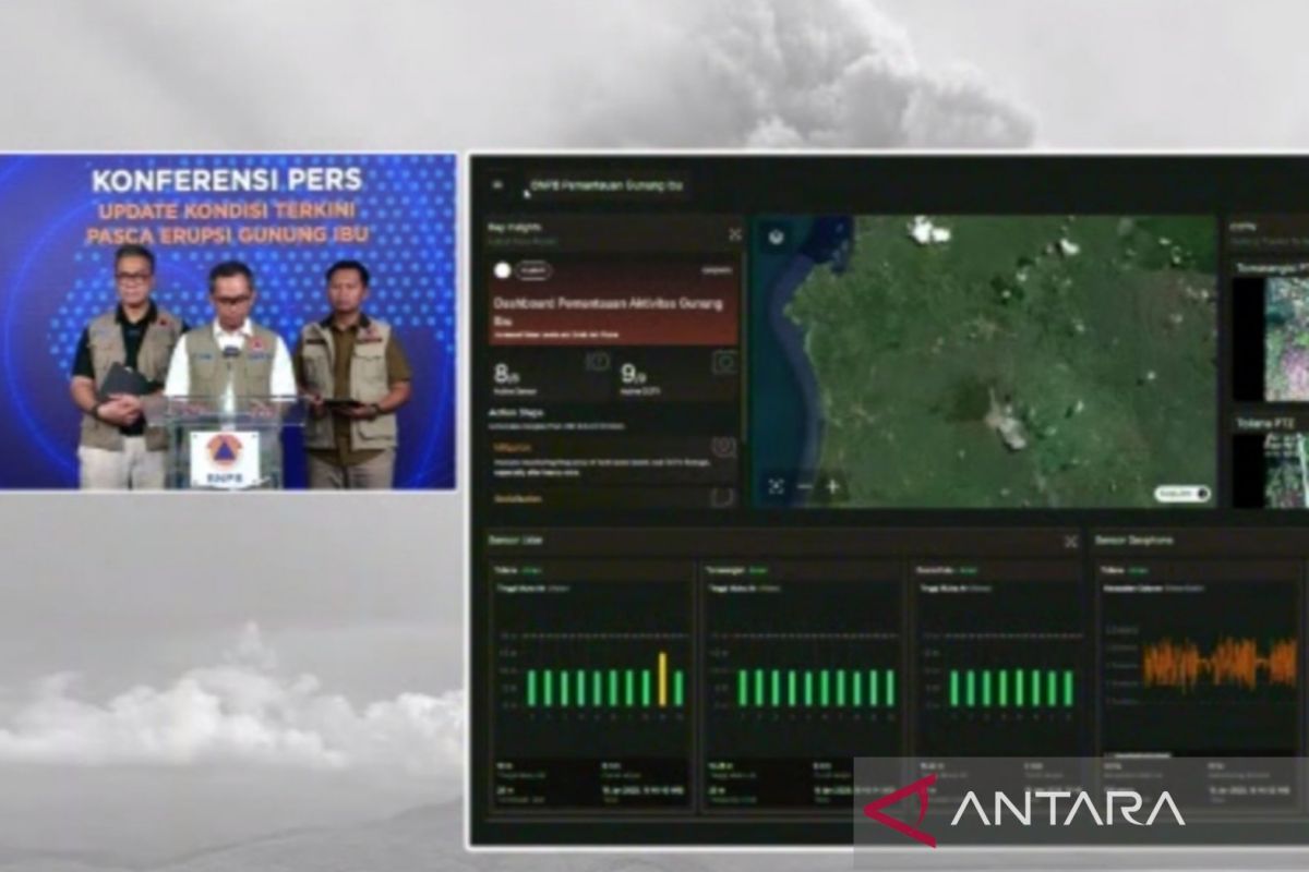 Aktivitas Gunung Ibu meningkat, BNPB terjunkan tim ke Halmahera Barat