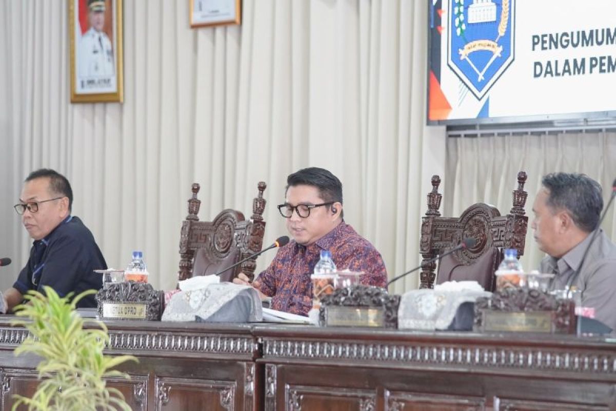 DPRD HSS rapat paripurna pengumuman penetapan bupati dan wabup terpilih