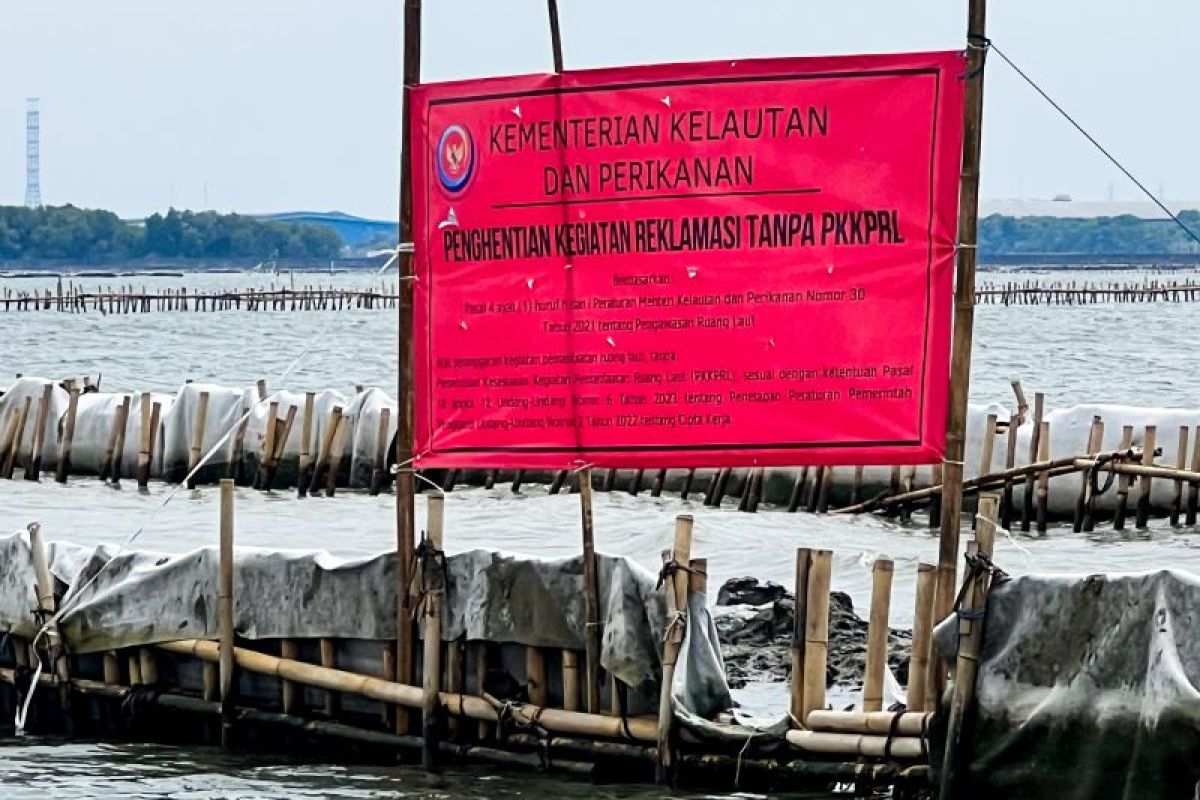 Pemagaran laut Bekasi masuk kategori reklamasi