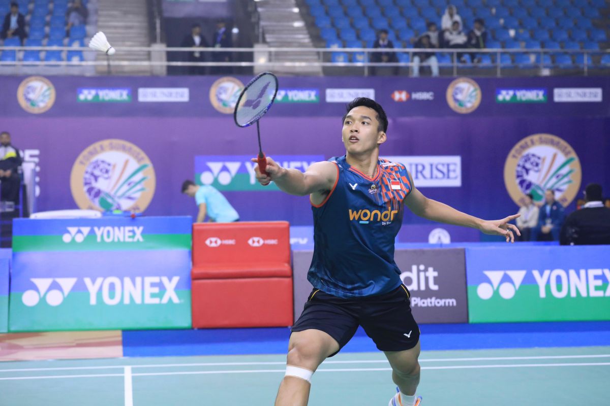 Usai lakoni rubber game ketat, Jonatan terhenti di semifinal India Open