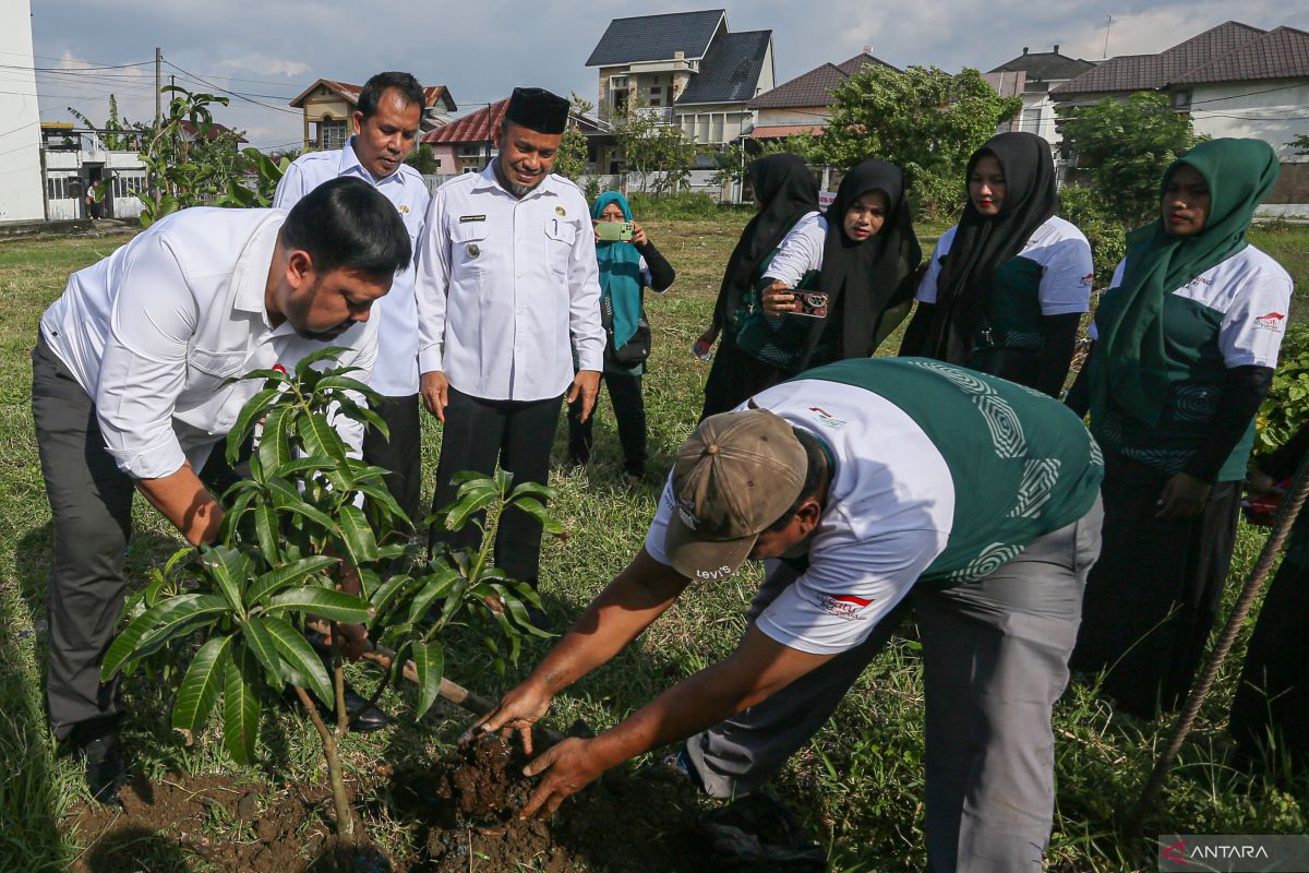 DPMG galakkan penanaman pohon di desa untuk ketahanan pangan di Aceh