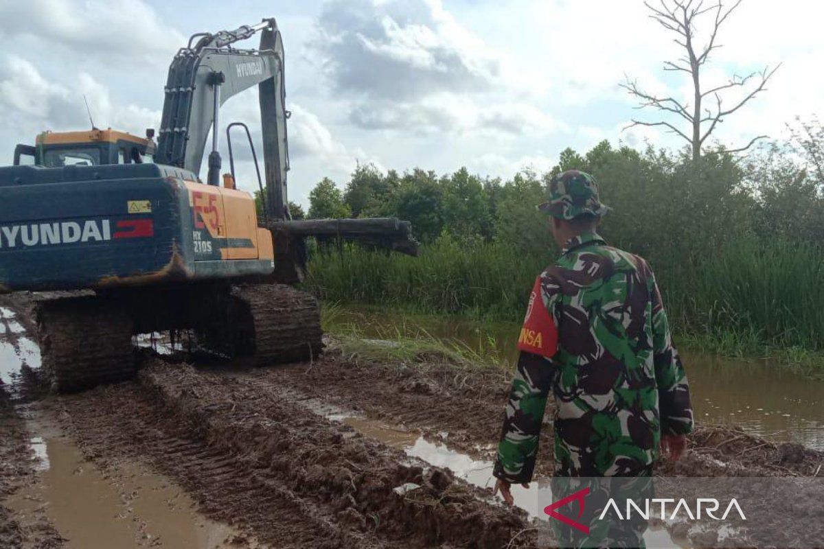 Kodim Tapin cetak sawah tingkatkan produksi pangan