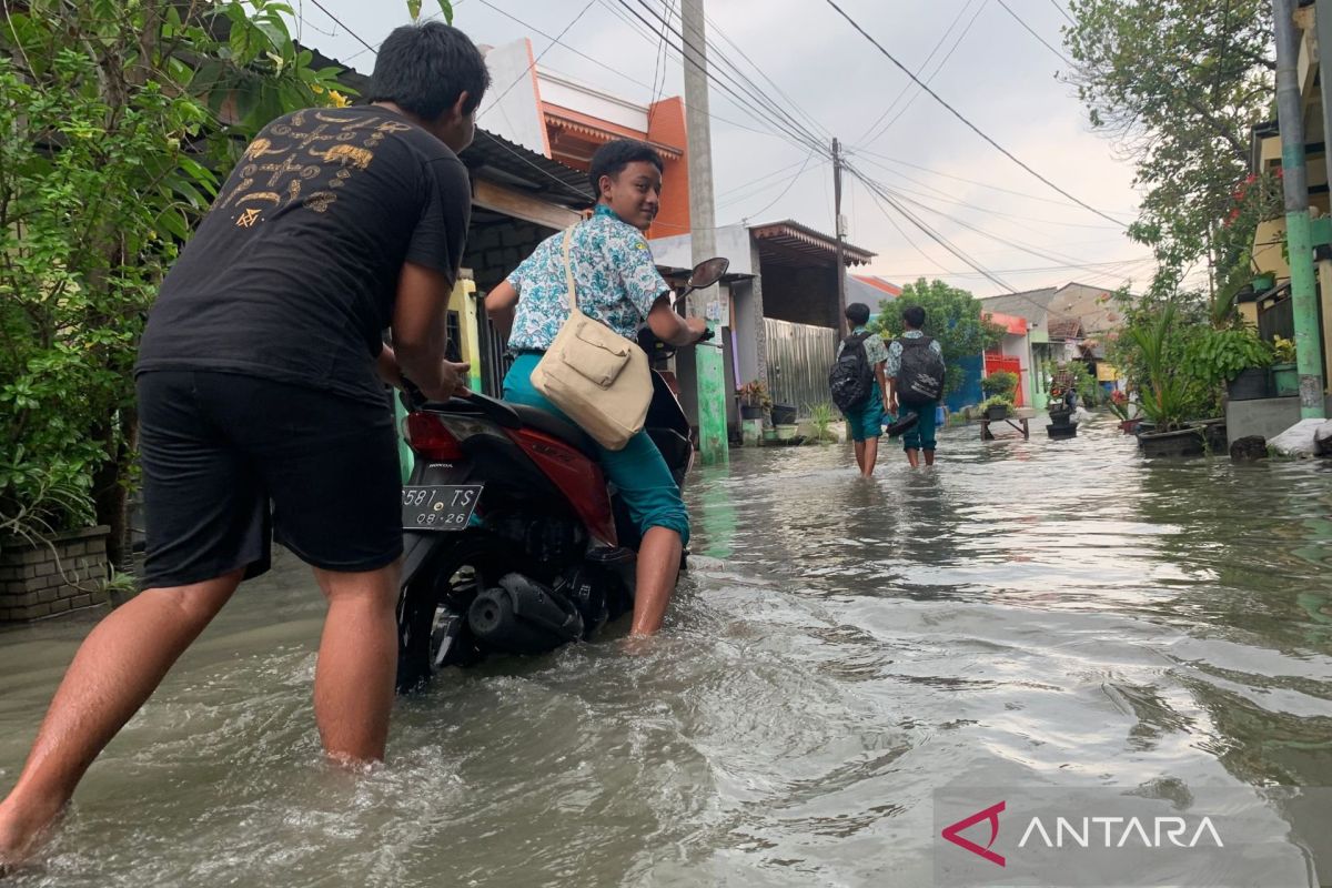 BPBD: Empat desa di Sidoarjo tergenang banjir sejak Rabu dini hari