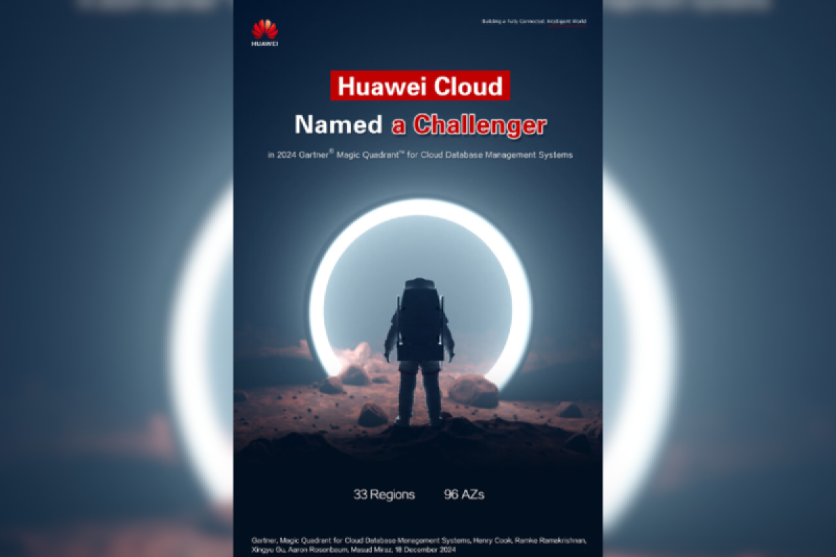 Huawei Cloud Named a Challenger in Gartner® Magic Quadrant™ for Cloud DBMSs