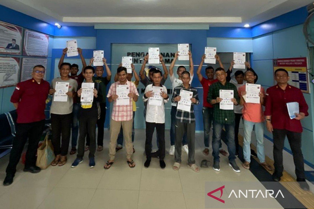 Rutan Kelas I Medan berikan pembebasan bersyarat bagi 11 warga binaan