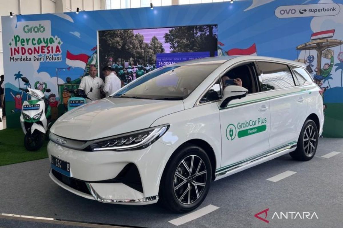 BYD akan pasok 50.000 mobil untuk layanan transportasi daring Grab di Asia Tenggara