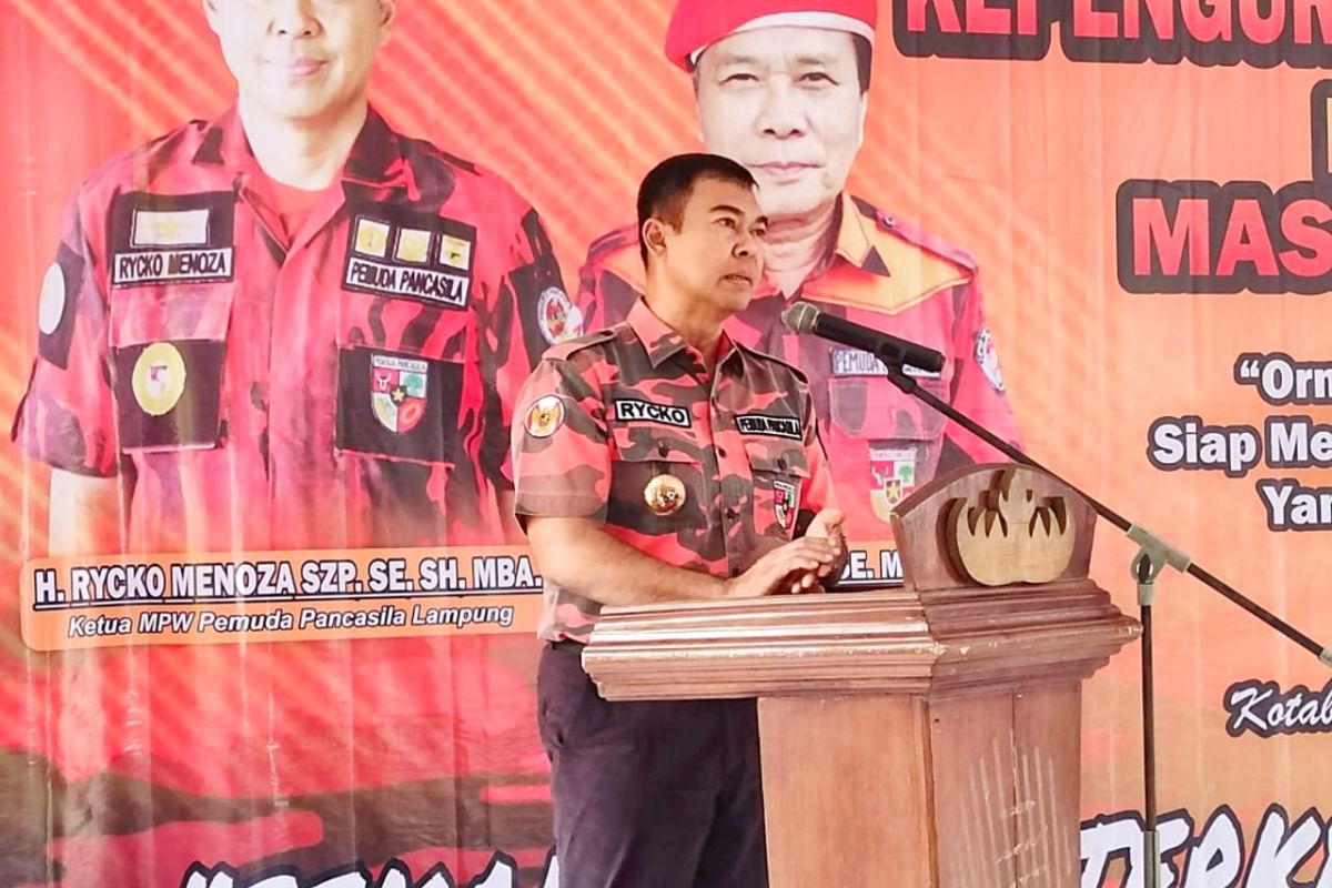 Rycko instruksikan anggota Pemuda Pancasila Lampung tak terprovokasi bentrok antarormas