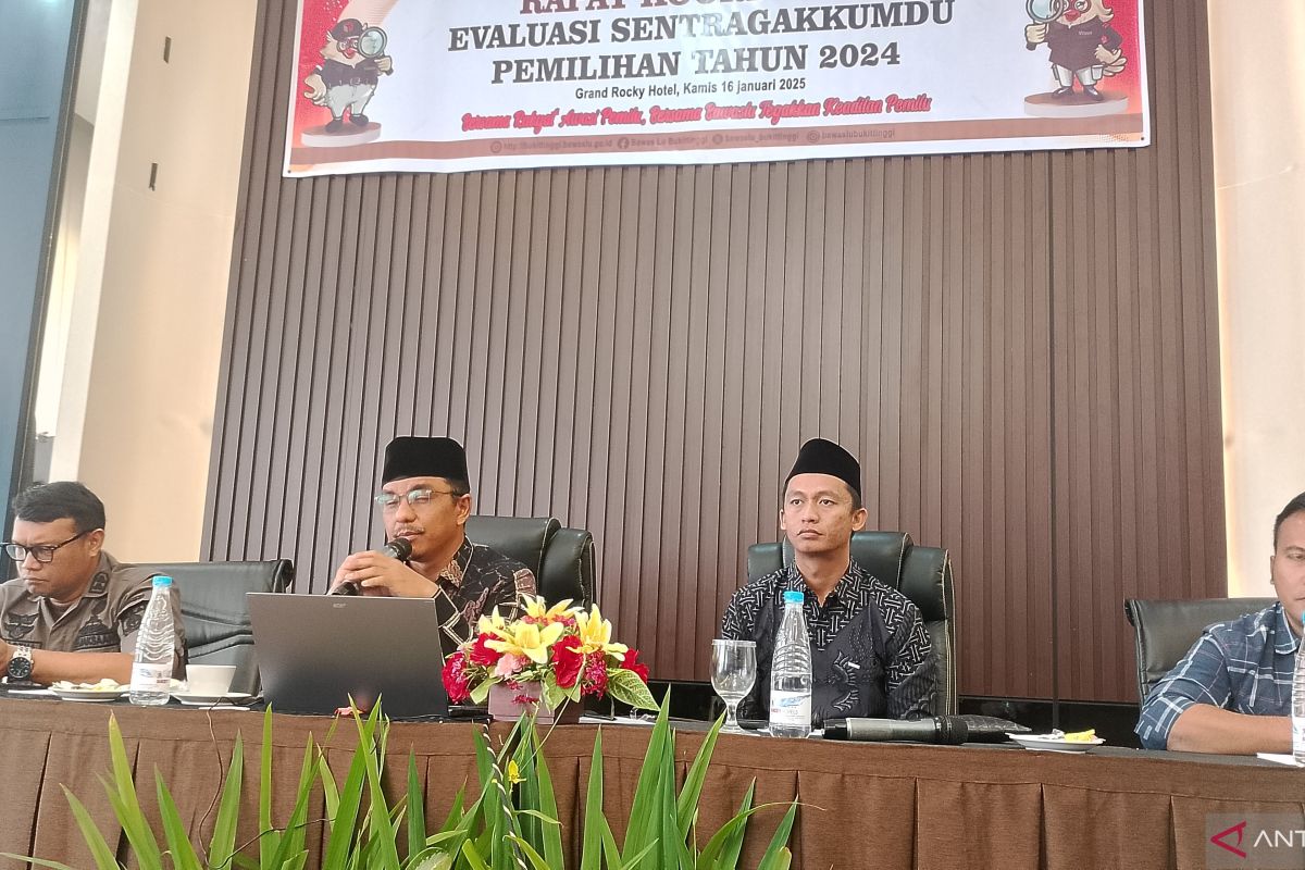 Rakor evaluasi Pilkada, Bawaslu Bukittinggi ungkap 21 kasus ditangani profesional