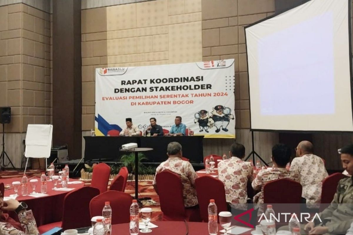 Bawaslu Bogor tampung sejumlah masukan saat evaluasi pengawasan Pilkada 2024