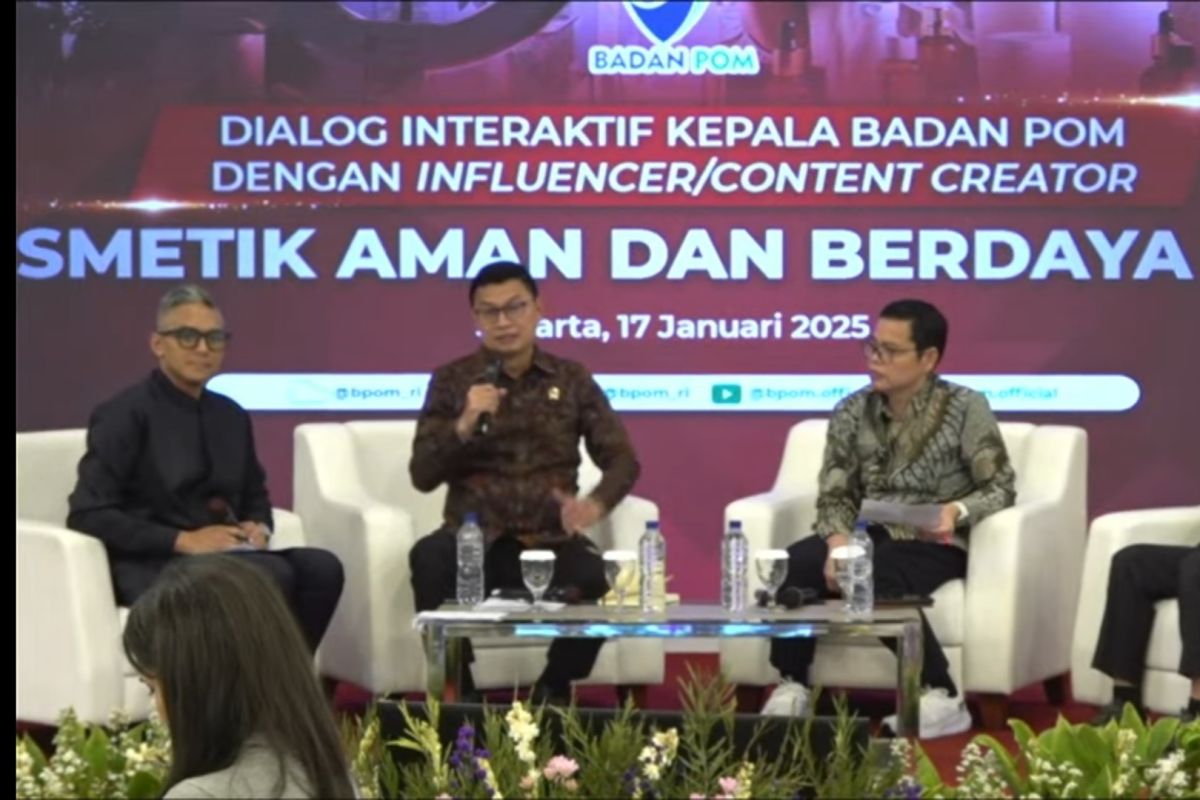 BPOM cari duta dan fasilitasi rekonsiliasi para pemengaruh kecantikan