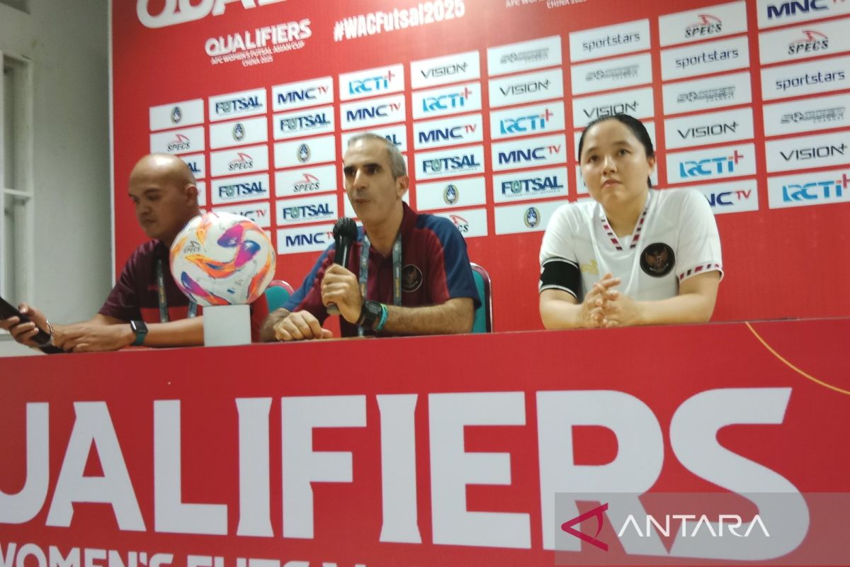 Luis Estrela yakin Timnas Futsal Putri mampu menghadapi Hong Kong