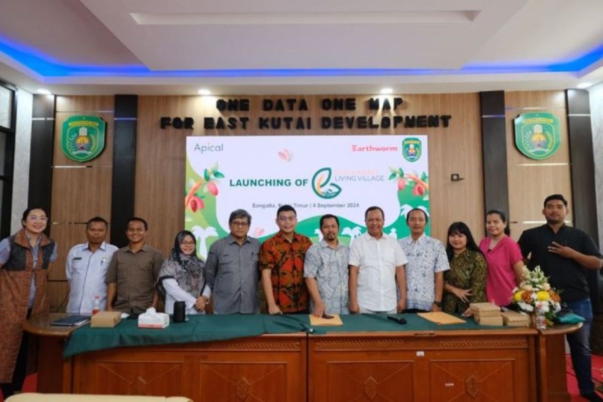 Apical dan Earthworm Foundation serta Pemkab Kutai Timur perluas Program Sustainable Living Village