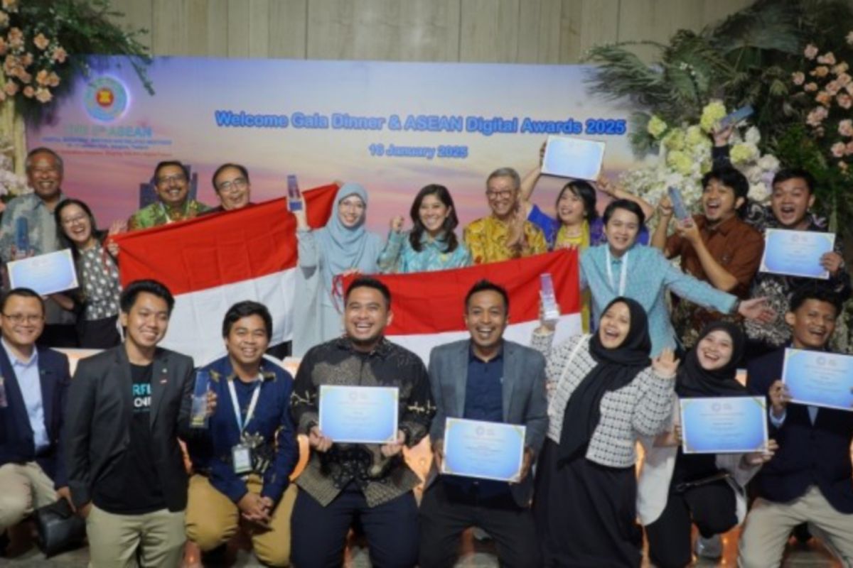 Indonesia sabet sembilan penghargaan di ASEAN Digital Awards 2025