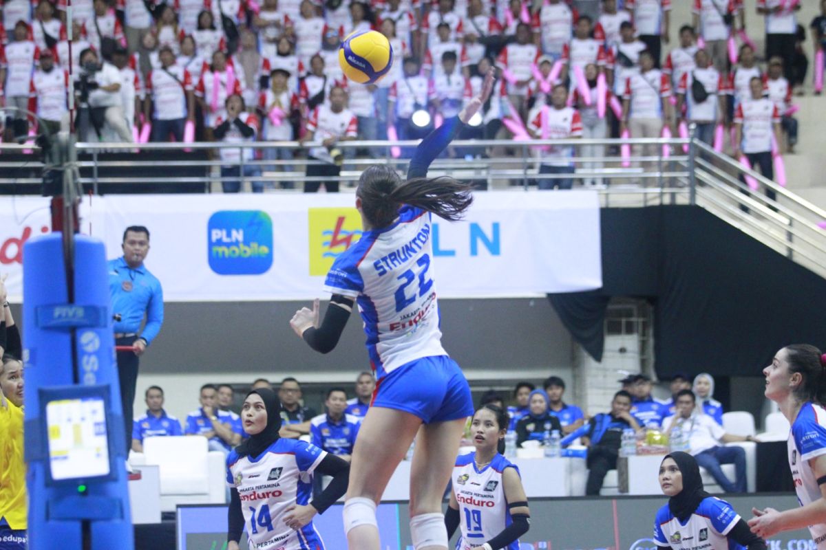 Jakarta Pertamina raih kemenangan kedua di Proliga 2025