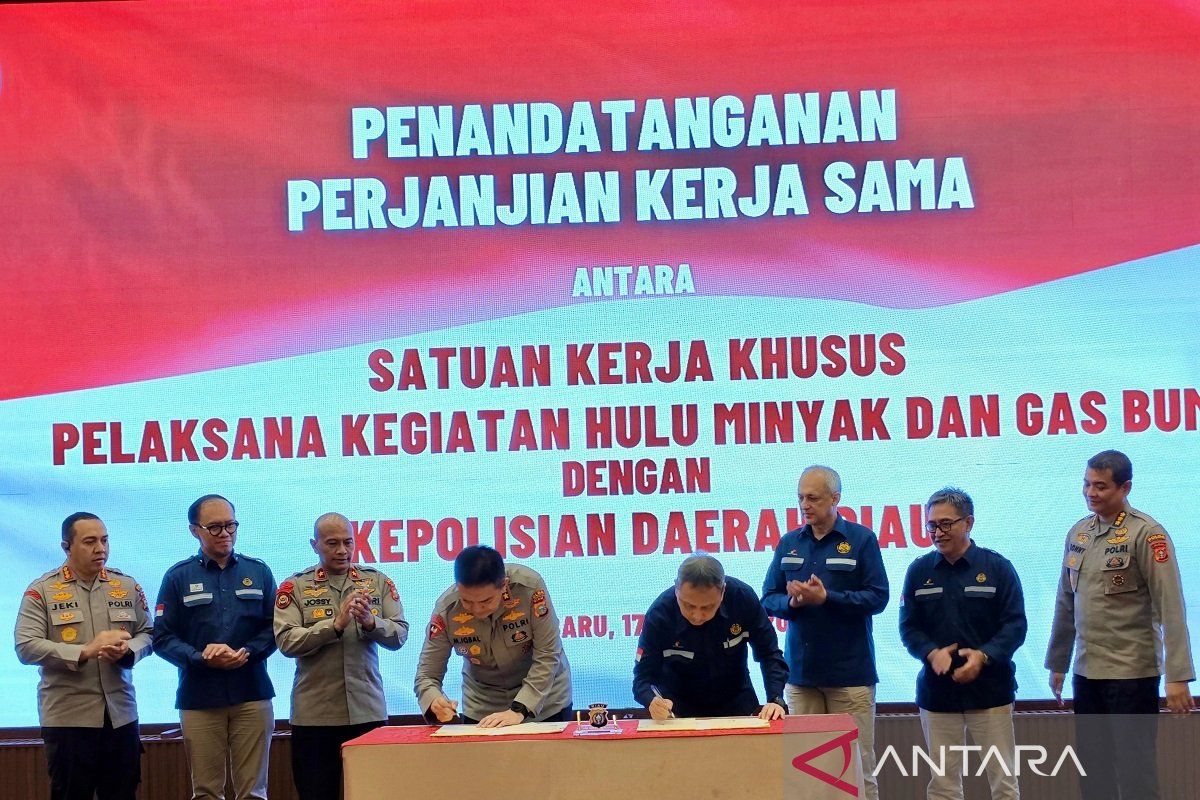 SKK Migas perpanjang Perjanjian Kerja Sama (PKS) dengan Polda Riau