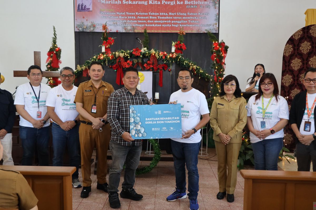 CSR Natal BUMN: BNI lestarikan cagar budaya di Tomohon