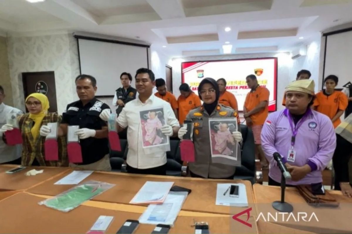 Polresta Pekanbaru amankan delapan orang sindikat penjualan bayi