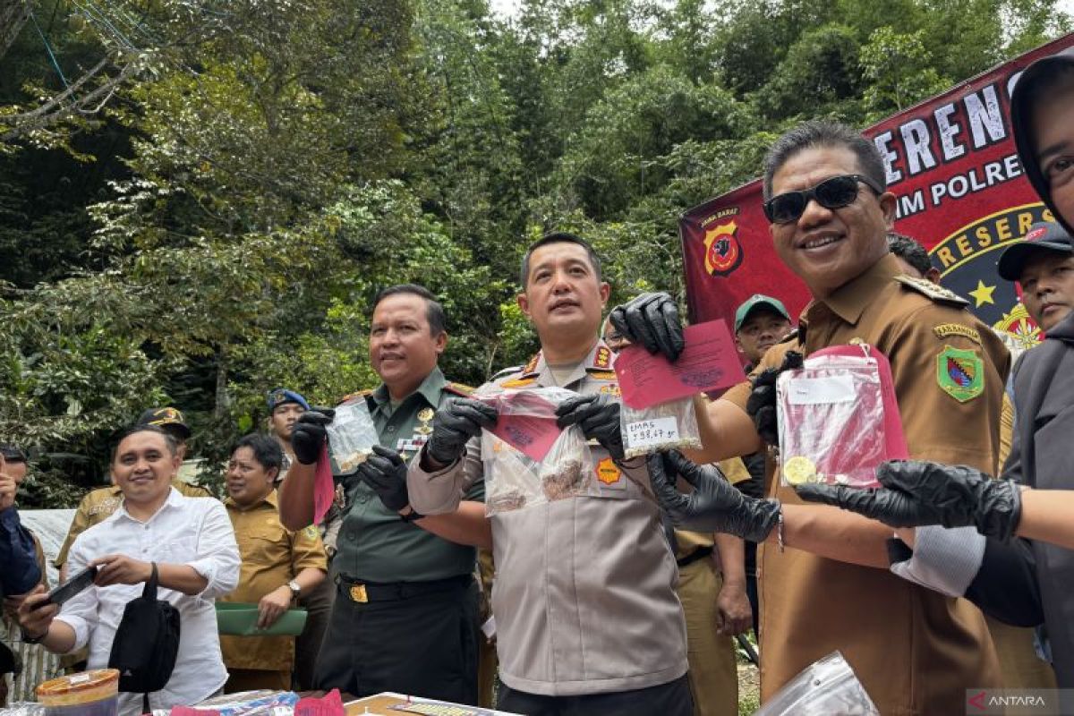 Polisi bongkar kasus tambang emas ilegal di Kabupaten Bandung