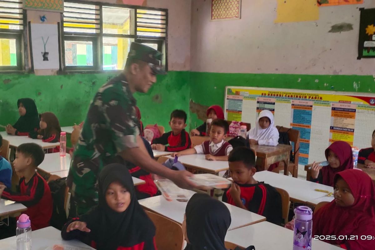 TNI gelar uji coba Makan Bergizi Gratis di Serang