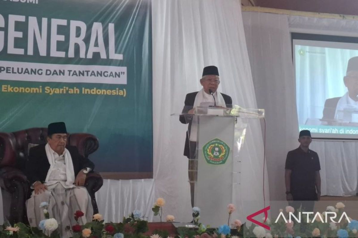 Ma'ruf Amin: Masyarakat masih kekurangan literasi ekonomi syariah