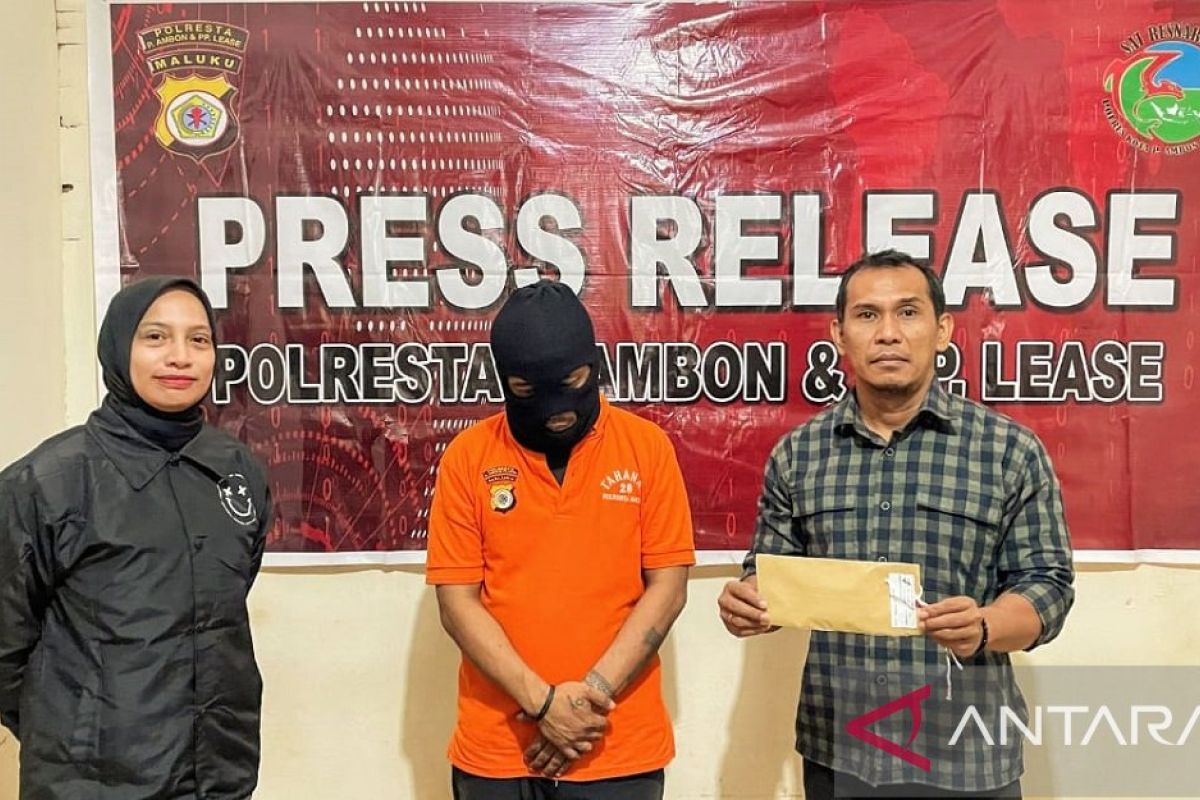 Polresta Ambon ringkus satu terduga pelaku narkoba di Kampung Timor