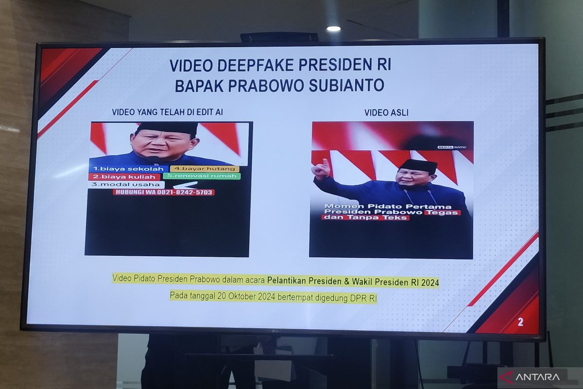 Indonesian police, ministry conduct cyber patrols to detect deepfakes