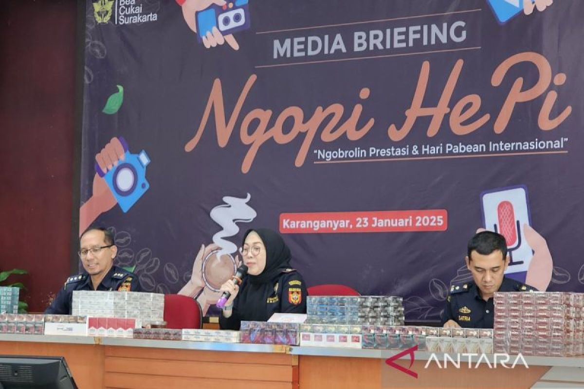 At least nine mln illegal tobacco sticks seized in Surakarta in 2024