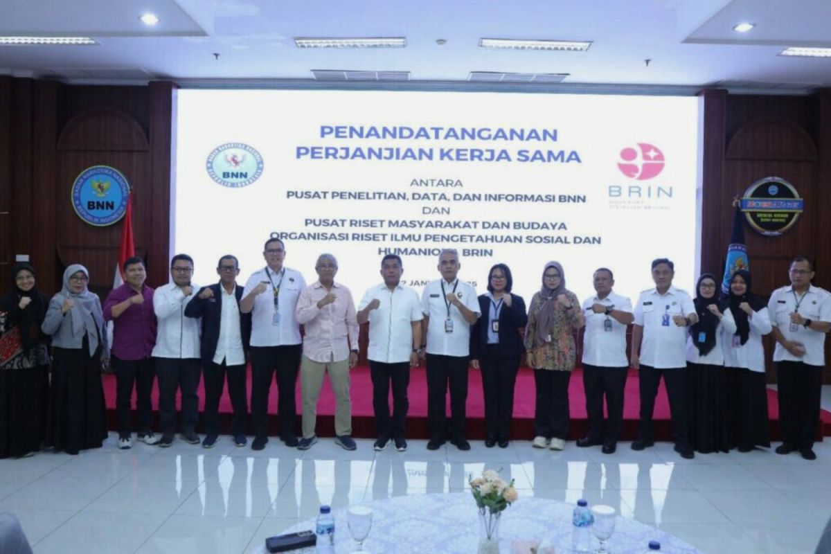 BNN dan BRIN perkuat pengukuran prevalensi penyalahgunaan narkoba