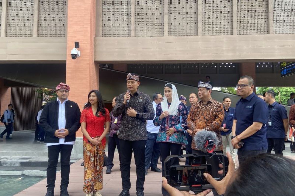 Menko AHY ingin kapasitas Bandara Ngurah Rai naik dengan ada JPO