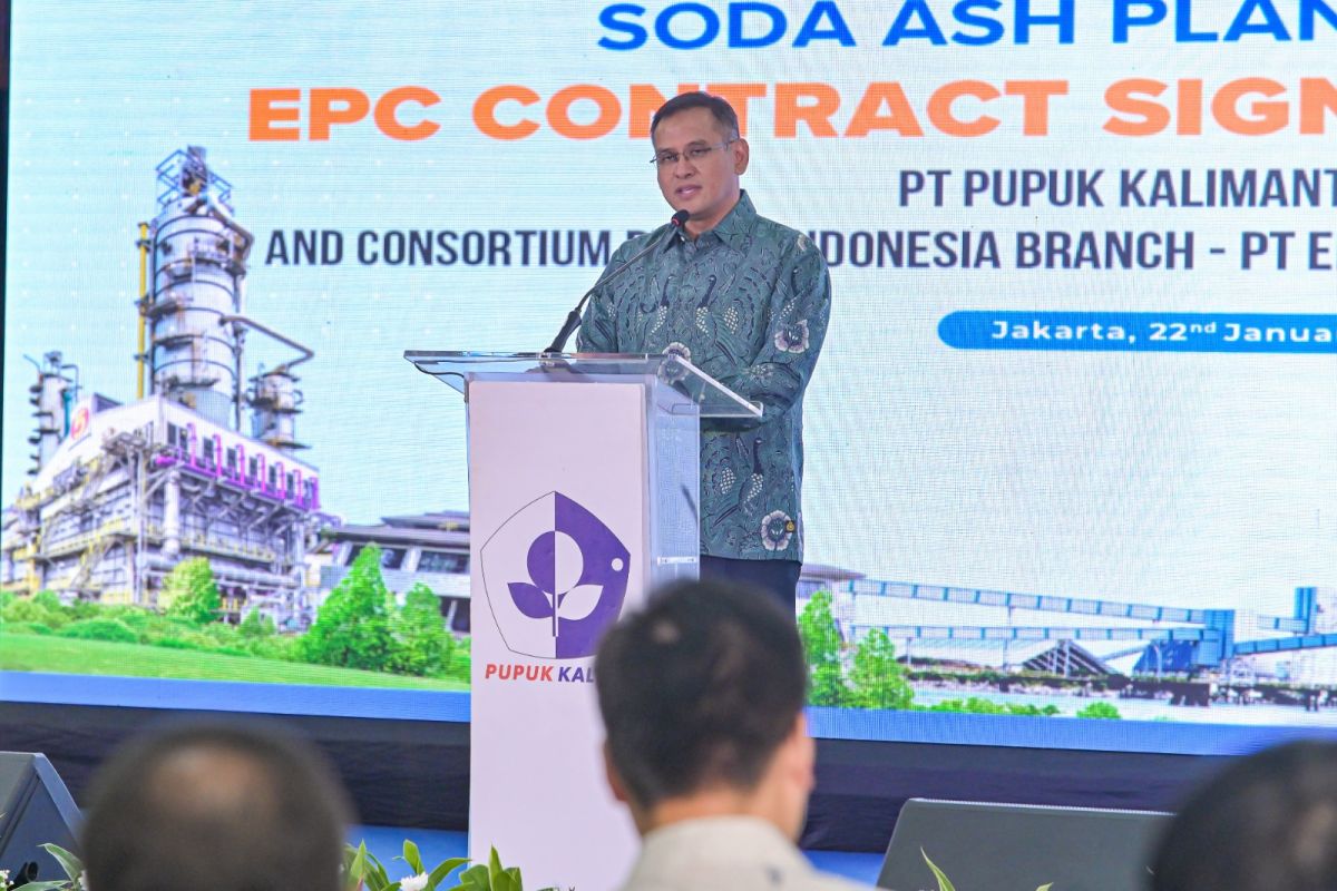 Pupuk Indonesia bangun pabrik soda ash pertama di Tanah Air