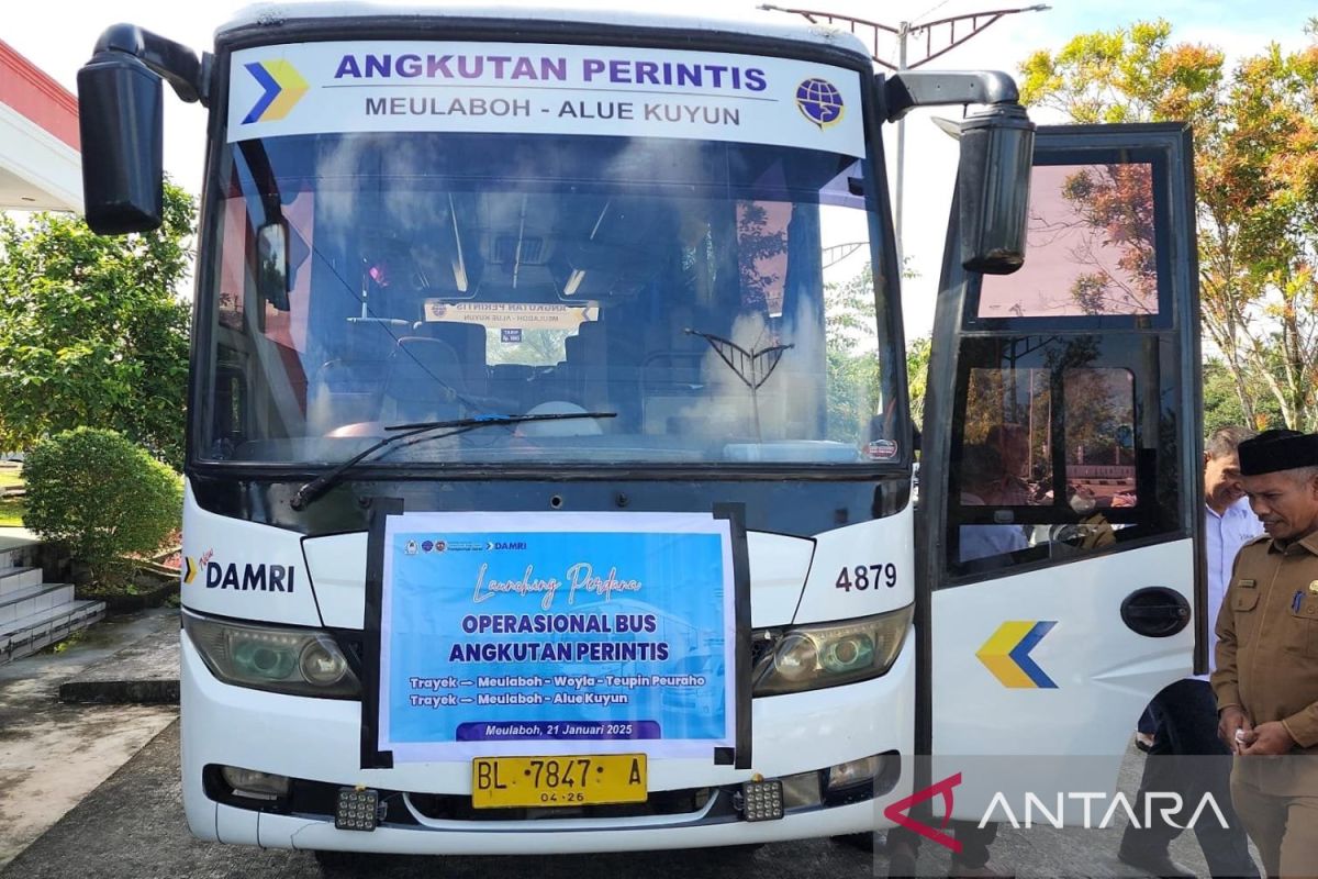 Pemkab Aceh Barat pastikan harga tarif bus perintis terjangkau