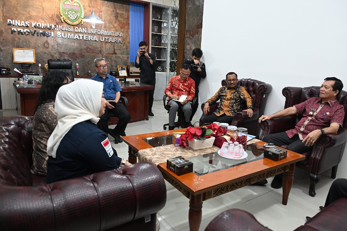 Pemprov Sumut sampaikan permasalahan blank spot kepada Komisi I DPR RI