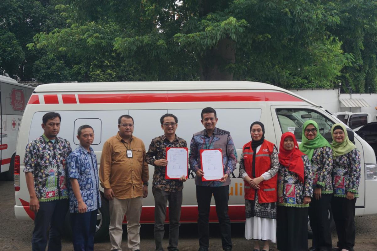 Bank DKI bantu mobil operasional untuk PMI Jakarta