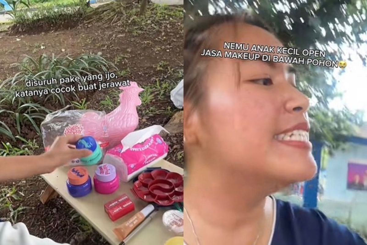 Viral! MUA cilik buka jasa makeup 