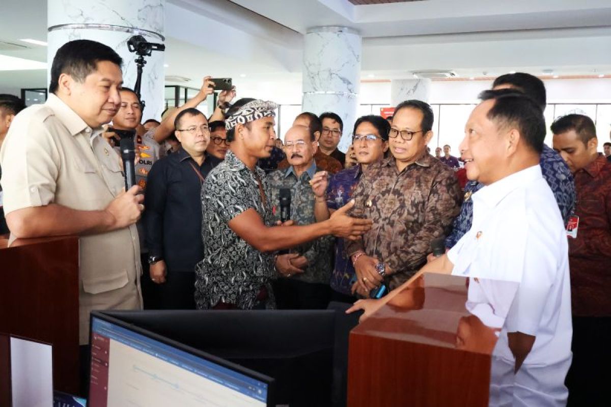 Gubernur Bali tunjukkan dukungan program PBG ke dua menteri