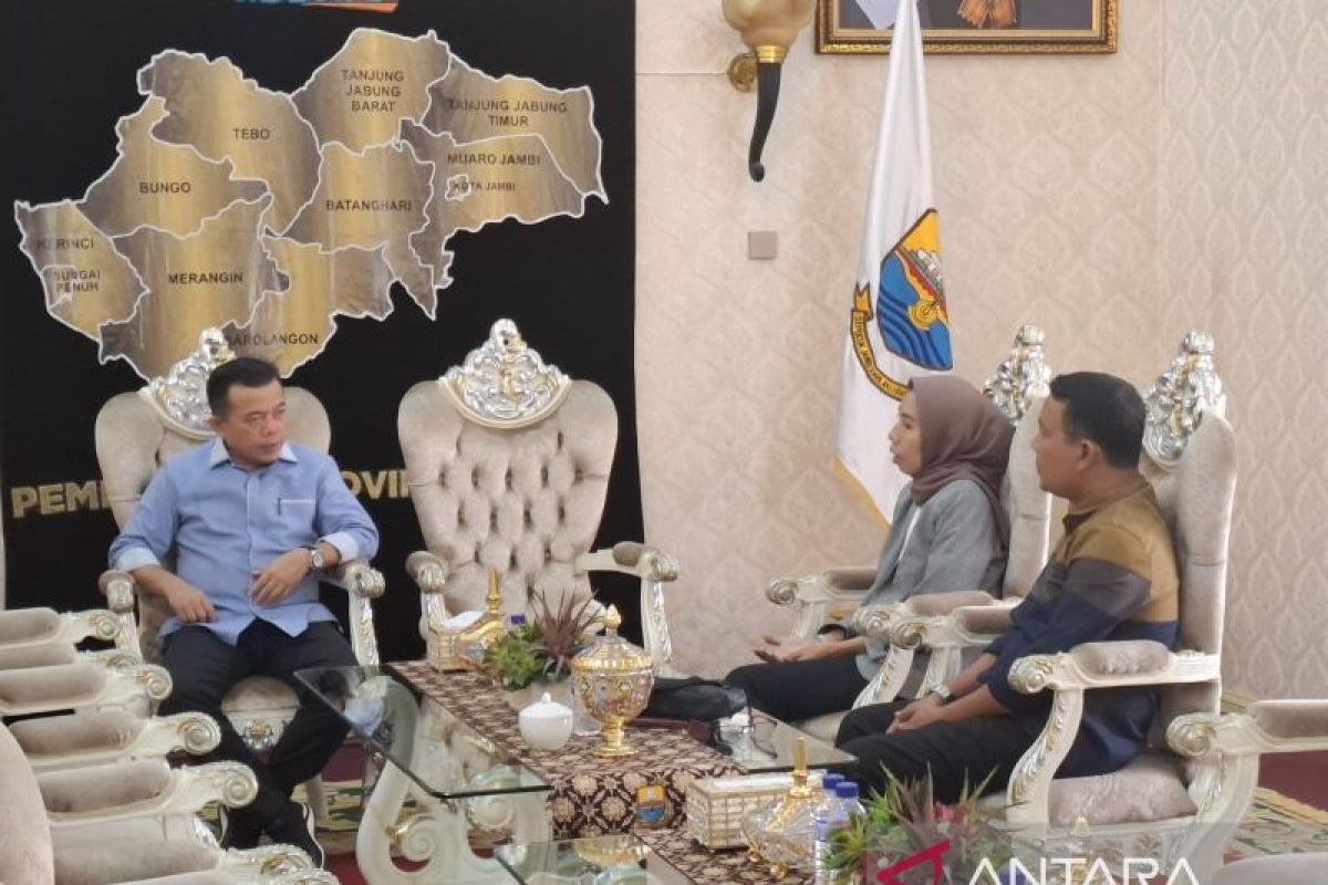 Gubernur Jambi terima kunjungan perkenalan diri Kepala Biro ANTARA