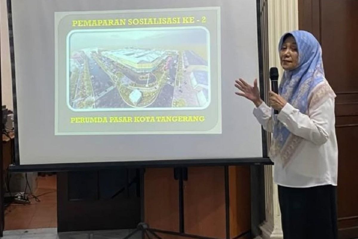 Perumda Pasar sosialisasi rencana pemindahan pedagang Pasar Anyar