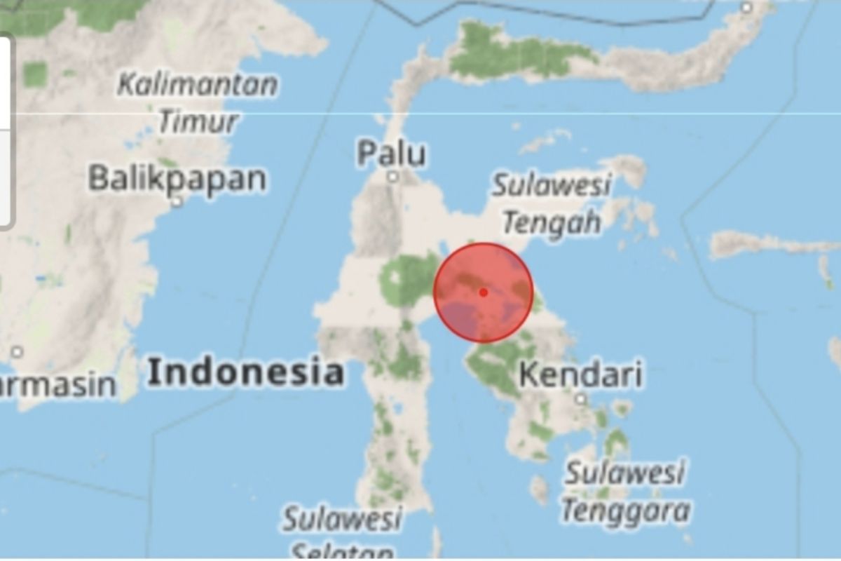 Gempa Magnitudo 4,5 guncang Timur Laut Malili Sulsel