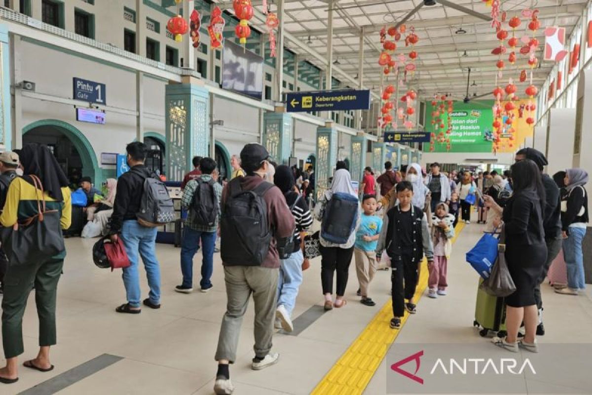 KAI Daop 1 Jakarta: 37 ribu penumpang tiba di Jakarta di hari Imlek