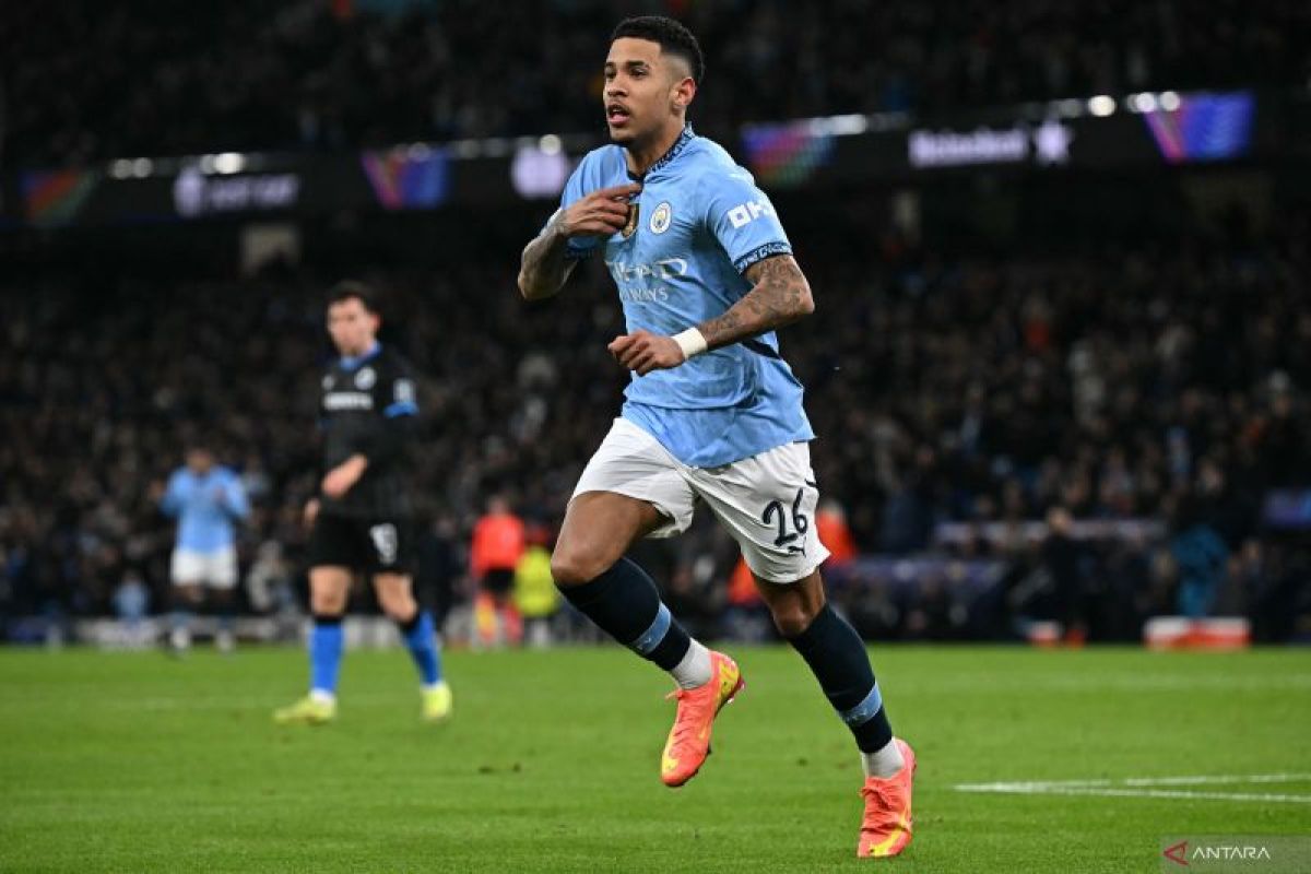 Manchester City lolos ke play off usai bekuk Club Brugge 3-1