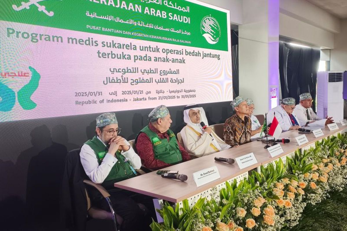 KSRelief Raja Salman gelar program operasi jantung gratis di Jakarta