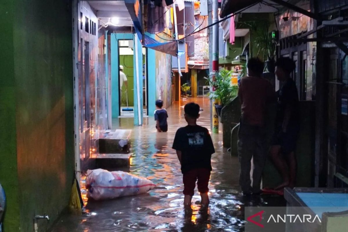 Banjir kiriman dari Bogor di Jakarta Timur sudah surut