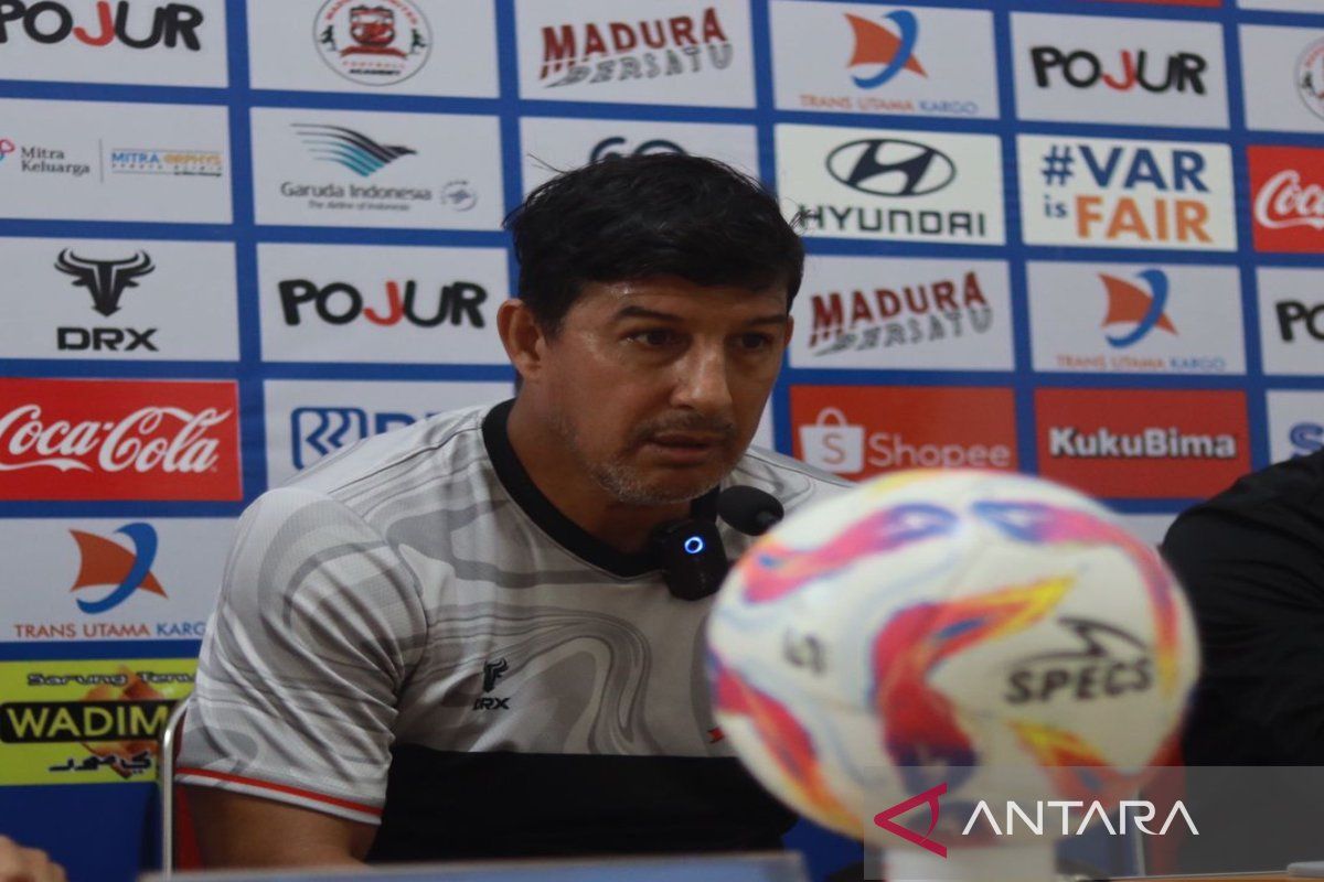 Pelatih Madura United fokus pada perbaikan mental pemain