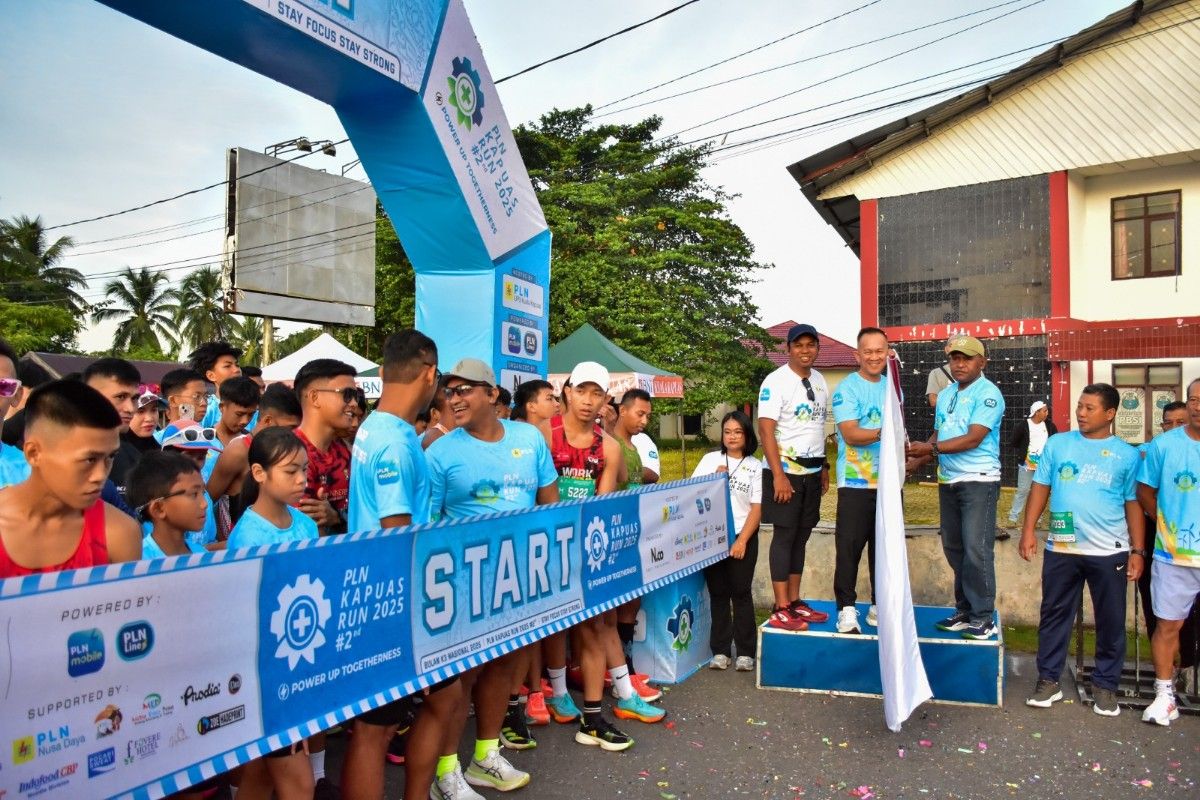 PLN Kapuas Run 2025 berlangsung semarak