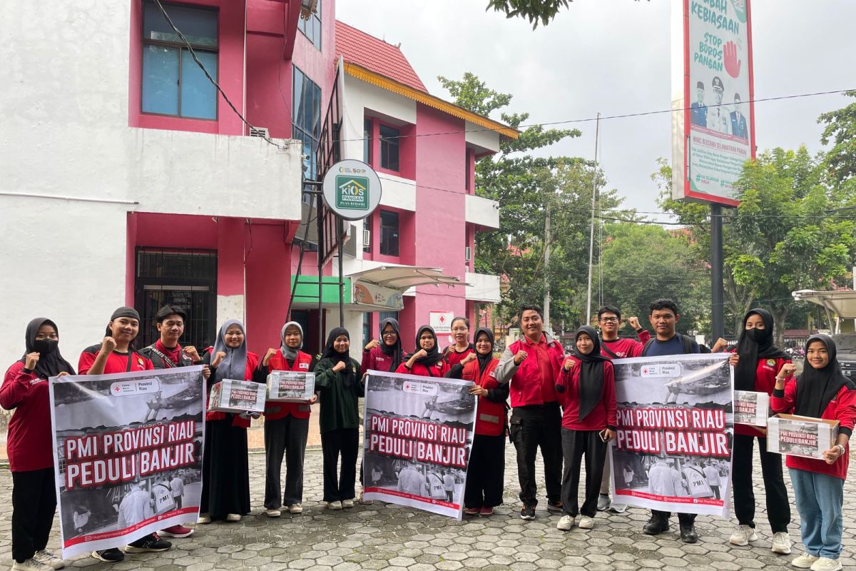 PMI Riau galang donasi untuk warga korban banjir