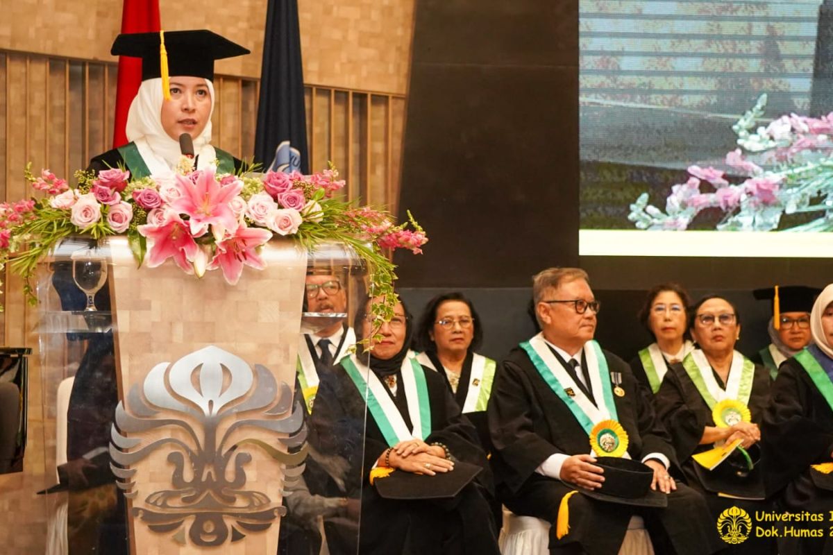 UI kukuhkan Dekan FKG Prof Lisa Rinanda Amir sebagai Guru Besar Ilmu Biologi Oral