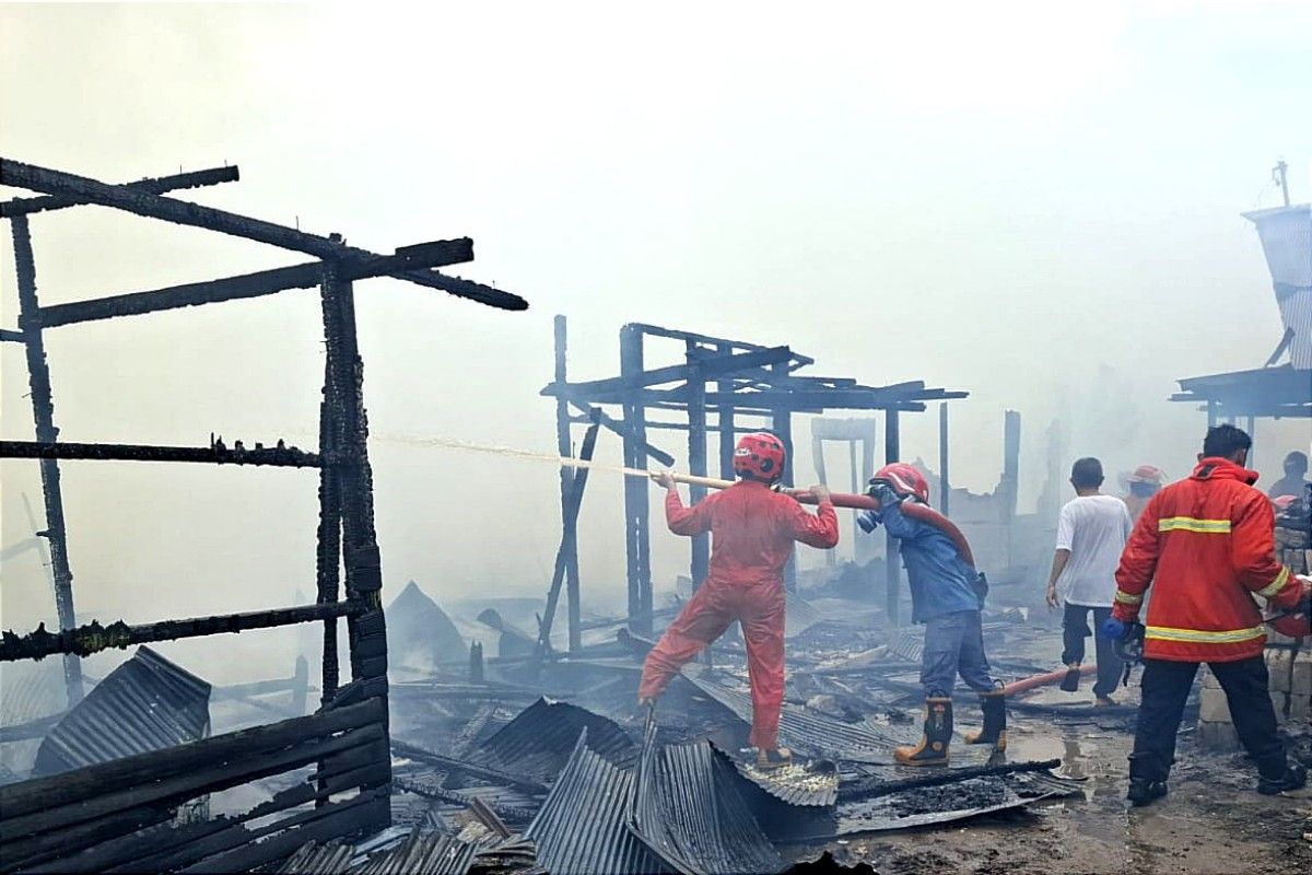 Disdamkarmat Kotim imbau masyarakat tingkatkan kesiapsiagaan terhadap kebakaran