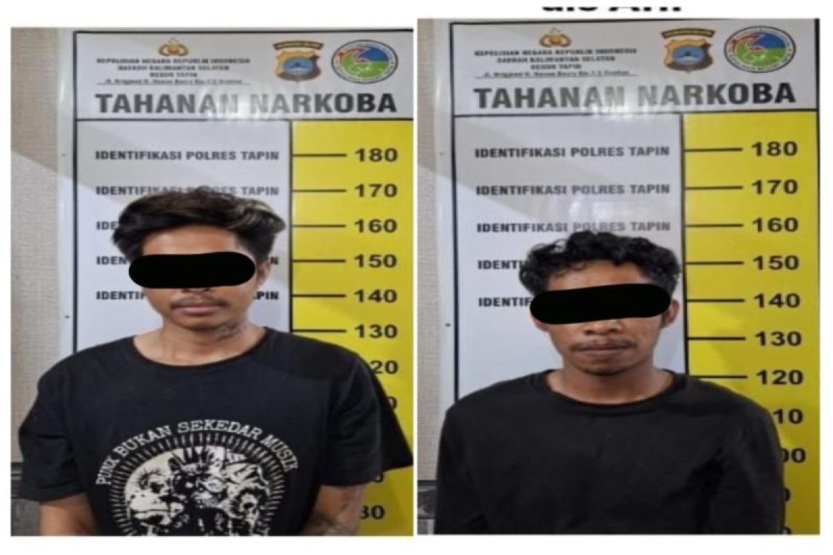 Satresnarkoba Polres Tapin tangkap dua pengedar sabu lintas kabupaten